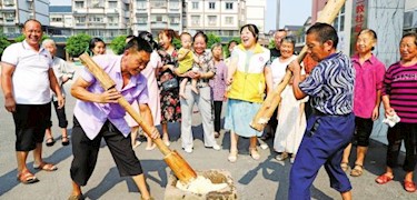 打糍粑慶中秋